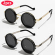 Load image into Gallery viewer, Polarized Round Sunglasses ND9 Adjustable Dimming Sun Glasses Men Women Retro Punk Men's Fishing Eyeglasses Outdoor Shades UV400