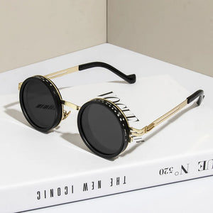 Polarized Round Sunglasses ND9 Adjustable Dimming Sun Glasses Men Women Retro Punk Men's Fishing Eyeglasses Outdoor Shades UV400