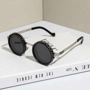 Polarized Round Sunglasses ND9 Adjustable Dimming Sun Glasses Men Women Retro Punk Men's Fishing Eyeglasses Outdoor Shades UV400